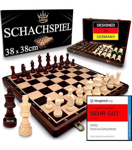 Schachfiguren Ludwig XIV – Königshöhe 70 Mm, Gewichtet, Buchsbaum, In Figurenbox