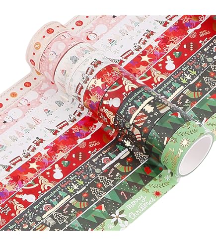 Ruban Adhésif Washi Tape Christmas Floral