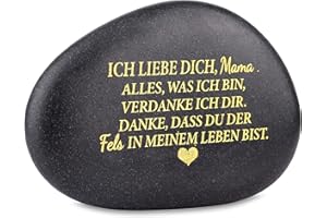 Rebundex Geschenke für Mama Muttertagsgeschenk Steine mit Danke Mama Geburtstagsgeschenk Für Mama Geschenk