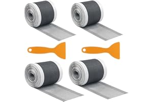 TAIHOBO Sitko do włosów pod prysznic, ochrona przed zapchaniem, 7 cm x 10 m x 10 m x 10 m, sitko odpływowe, sitko prysznicowe, odpływ do włosów, siatka na owady, taśma naprawcza do naprawy okien (5 m