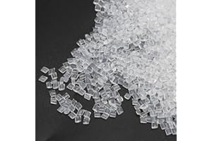 BETUED 100g Hair Extension Cheratina Granulo, Colla Cheratina per Estensioni dei Capelli, Colla di Cheratina Trasparente Pellet Granello Bead Hot Fusion Extension Colla Bead Accessorio Suggerimenti per la Co