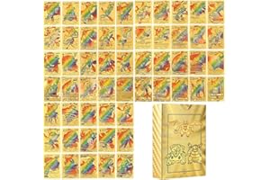 BOSSETY Ultra Rare Starter Bundle | 55 Pcs Cards | TCG Gold Foil Assorted Cards, GX V-Vmax DX Charizard Card Common/Uncommons Card V-max Card Coll-ection