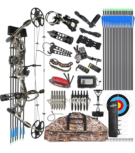 ZSHJG 66 Arc Recourbé De Takedown Et Kit Tir à L'arc Pour Adultes