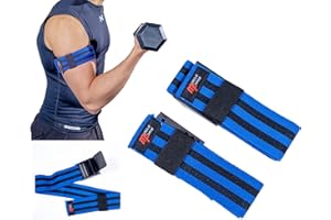 MuscleForge® Bandes BFR, Bandes d'entraînement à l'occlusion pour Le Blood Flow Restriction Training, BFR Bands pour la Musculation, Bandes d'occlusion pour Le Bodybuilding, réhabilitation
