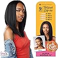 Sensationnel Curls Kinks & CO Textured Clip In Human Hair Blend Hair Extension 9PCS - ALPHA WOMAN 12 INCH (1B Off Black)
