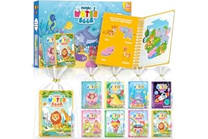LIKYMO Party Bag Fillers for Kids - 24 Magic Water Colouring Books Mess-Free Water Painting Books for Kids, Educational Travel Drawing Toys Christmas Birthday Classroom Gifts