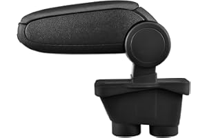 LP Trade Accoudoir Central pour 208 I | Accessoire Console de Rangement et Repose-bras avec Compartiment Organiseur | Pièce Détachée d'Intérieur de Voiture | Tissu Noir