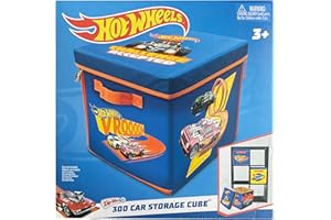 PETERKIN | Hot Wheels ZipBin Playmat and Storage | Storage for 300 cars and playmat! | Toy Cars & Motors | Ages 3+
