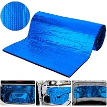 Tapis Insonorisant Auto-adhésif 10 Mm – 200x50 Cm – Mousse Anti-bruit Et Thermique – Pour Capot, Porte, Toit