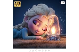 Elsa Christmas Frozen Piano: Ice Queen Magic Music – 4K Tranquil Screensaver