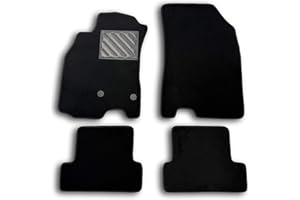 MTC AUTOMOTIVE Alfombrillas para Renault Megane III Berlina/Sportour/Coupe 2008-2015 A Medida, Antideslizantes, talonera de Goma Reforzada, Botones de fijación