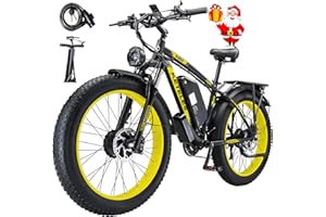 BEWELL KETELES K800 Electric-Bikes Dual-Motor Electric-Motorbike, 26 x 4.0 Inch Fat-Tire-Electric-Bike 23Ah Battery with Removable Li-Ion Battery and 21 Speed Gear for Adults-Men (UK Warehouse)
