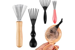 Andibro Zestaw narzędzi do czyszczenia szczotek do włosów, szczotka do pazurów, konstrukcja czyszczeć