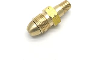 ZEWOOL Propane Cylinder Connector - POL x 1/4" BSPT Male