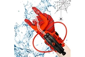 TAIMEIMAO Pistola de Agua Niños, Spider Launcher Guante, Pistola de Agua de Juguete, Guantes de Spider para Niños, Ideale per Piscine, Spiagge e Battaglie d'Acqua All'Aperto