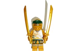 LEGO Ninjago minifigur Lloyd – gyllene ninja/golden ninja med bonusvapen
