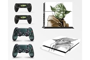 giZmoZ n gadgetZ PS4 Console Yoda From Starwars Skin Decal Vinal Sticker + 2 Controller Skins Set