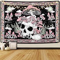 Japanischer Wandteppich (180 X 152 Cm) – Ozean-Wellen, Rote Sonne & Kirschblüten, Aus Polyester
