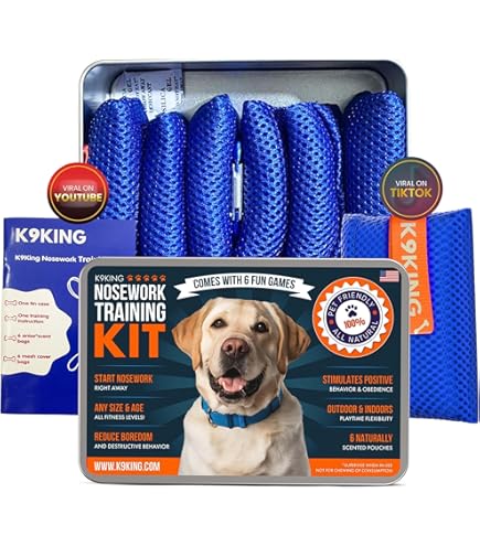 Kit D'Entraînement Olfactif Pour Chien | 60ml Boîtes D'Odeur En