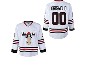 THE GROSS SISTERS Clark #00 Griswold Herren Movie Hockey Jersey X-Mas Christmas Vacation White Stitched S-4XL