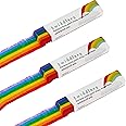 THE TWIDDLERS - Set of 3 Rainbow Flag Colours Face & Body Paint Stick for Pride Celebrations, Festivals, Parades - LGBTQ Make Up Accessories for Parties