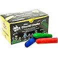Scola Chunki Chalk, 40 Pieces, Assorted Colours, Blending, Wet and Dry Use, Suitable for 1+ Years, Art and Crafts Projects, Ideal for Schools and Kids