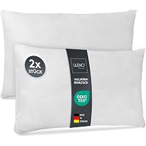 Coussins Garnissage LILENO HOME - Garniture D'oreiller 50x50 Cm - Intérieur Lavable Pour Allergiques - Polyester Pour Coussins Déco Et Literie Coussin Décoration Canapé