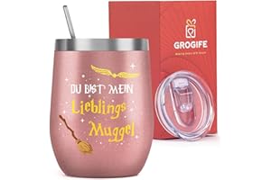 Thermobecher 350ml Harry Geschenke für Frauen, Tasse Gedruckt Du bist mein Lieblings Muggel, Adventskalender Füllung Weihnachtsgeschenke, Geburtstagsgeschenk Freundin