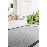 KOZA HOME Fresco Ekru Siyah Sisal Halı 23745A 80 x 150