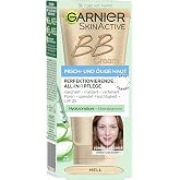 Garnier SkinActive BB Cream All-in-1 Day Cream with Hyaluronic Acid and Aloe Vera, for Combination and Oily Skin, SPF 25, Bri