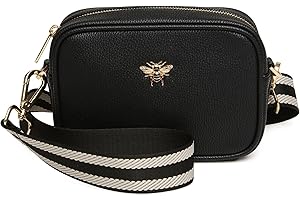 Alice Wheeler Vegan Leather Mini Crossbody Bag Bee