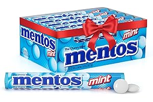 Mentos Peppermint (Economy Case Pack) 1.32 Oz Roll (Pack of 15) by Mentos [Foods]
