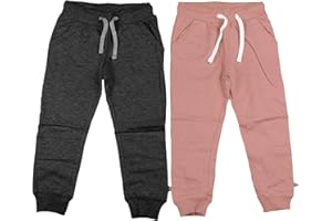 MINYMO Spodnie do biegania dla dziewczynek, wielokolorowy (lusher/różowy/szary 568), 128 cm