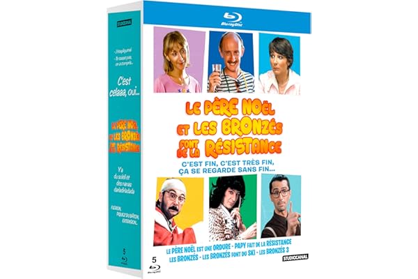 Le Père Noël et les Bronzés font de la résistance - Coffret : Le Père Noël est une ordure + Papy fait de la résistance + Les Bronzés + Les Bronzés font du ski + Les Bronzés 3
