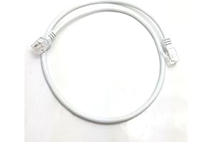 RAGAI MainCore 50cm Long White ADSL 2+ High Speed 26AWG Broadband Modem Cable RJ11 to RJ11 (Available in 0.5m, 1m, 3m, 5m, 10m, 20m) (0.50m)