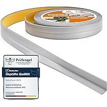 Battiscopa Morbido Adesivo PVC - 5 Metri, 30x30 Mm, Bianco, Per Bagno E Cucina - Foto 3