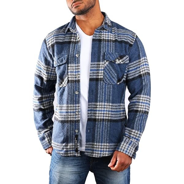 Kariertes Hemd Tigha Hemdjacke Herren Kapuze Karo Hemdjacke Hooded