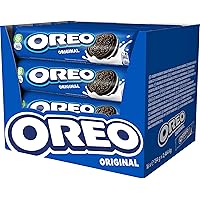 Oreo Original, Biscotti al Cacao Ripieni di Crema al Gusto Vaniglia, 16x154g (16 monoporzioni da 154g)