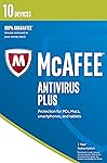 McAfee 2017 AntiVirus 10 Device [Online Code]