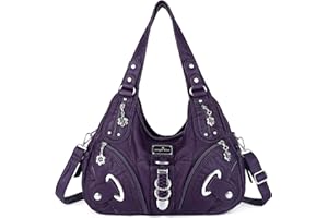 ANGEL KISS Angelkiss Hobo, bolsos y bolsos de mano para mujer, bolso escolar, bolso de mano, grandes bolsos de hombro diarios