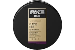 AXE Wosk do stylizacji krótkich i średnio długich włosów, Signature Classic Look długo utrzymujący, 75 ml 1 sztuka