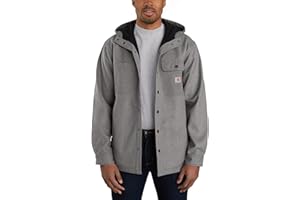 Carhartt Rain Defender Relaxed Fit Heavyweight Hooded Shirt Jac Camisa con Capucha de Peso Pesado Hombre