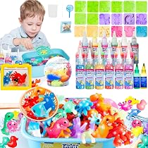 Kit De Elfos De Agua Mágicos Balakaka – 6 Geles De Colores Y Moldes 3D Para Criaturas Marinas, Actividad DIY Para Niños De 3 Años O Más