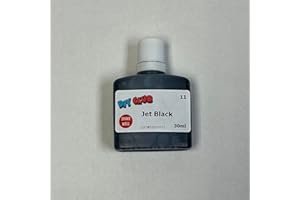 DIY CLUB Water-Based Wood Dye, Wood Stain 500ml, 1000ml. Eco-Friendly, Non-Toxic, for DIY Interior Projects, Quick Dry, Furniture.Black, Red, Green, Blue, Pine, Oak, Brown, Mahogany, (Jet Black, 30ml Tester)