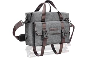 K&F CONCEPT Sac à Dos pour Appareil Photo Reflex, Sacoche pour Appareil Photo à bandoulière avec Extension sur Le Dessus, Sacs de Photographie étanches avec Courroie Ajustable