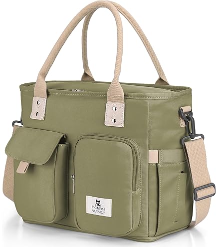Borsa Pranzo Donna 2-in-1 - Tote Con Scomparto Termico Per Laptop 15.6" - Foto 10