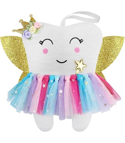 Set Regalo Fata Dei Denti – 6 Monete D'Oro, Braccialetto Perle Con Ciondoli, Cartolina E Sacchetti Per Bambini
