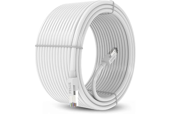 FEDUS Cat6 Ethernet Cable, 10M High Speed 550MHZ / 10 Gigabit Speed UTP LAN Cable, Network Cable Internet Cable RJ45 Cable LA