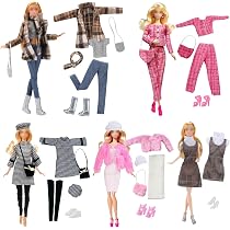 VETEMENT - ACCESSOIRE POUPEE,NO.20--Vêtements De Rechange Pour Poupée Barbie Pour Enfant