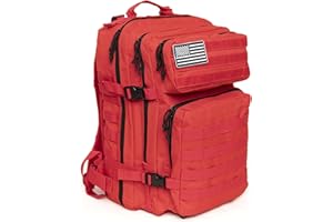 Netiners - Mochila Crossfit hombre Militar | | 45L Ideal para Gimnasio, Cabina Viaje,Camping, Mochila Táctica | Carga pesada, Bolsillo Interno | Mochila Supervivenvia, Montañismo, Senderismo